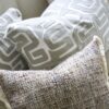 Tokusa Sepia Linen/Cotton Cushion - Image 4