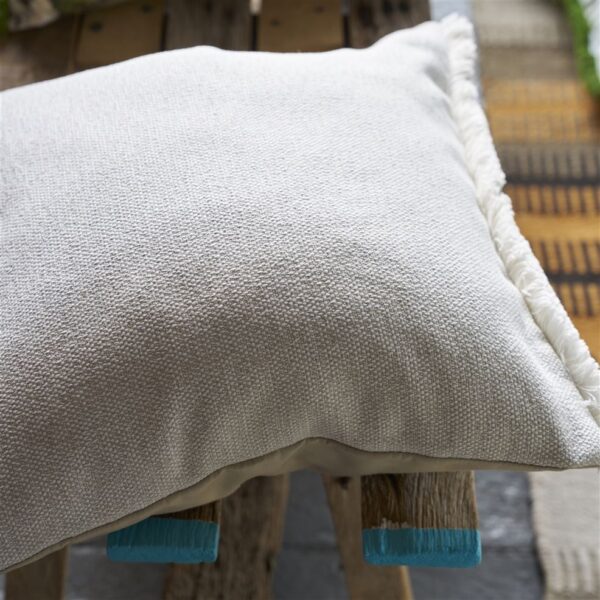 Navarre Ecru Outdoor/Indoor Cushion - Image 4