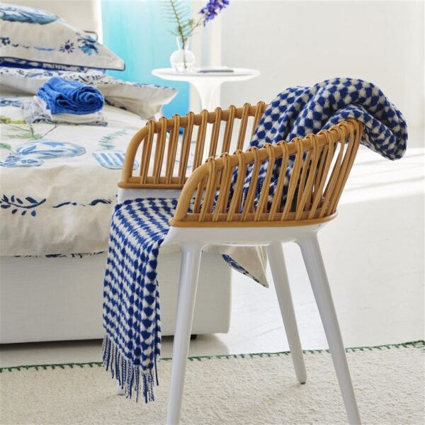 Landsdowne Cobalt Throw - Image 6